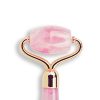 Rose Quartz Roller for Face: 100 Percent Natural Crystal, Rose Quartz Face Roller