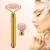 2-in-1 Electric Jade Roller Vibrating Facial Roller & Face Massager