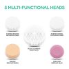 VOYOR Facial Cleansing Brush Waterproof Spin Face Brush 5-IN-1 Body