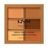 NYX PROFESSIONAL MAKEUP Conceal Correct Contour Palette – Deep for flawless coverage with 6 color-correcting concealers. 
