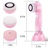 Electric Facial Cleansing Brush, Rechargeable Face Cleanser Waterproof