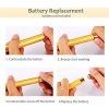 Face Massager - Beauty Bar 24K Gold Pulse Facial Massager
