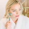 Jade Roller for Face - Face & Neck Massager for Skin Care