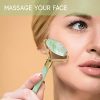 Jade Roller, Jade Stone Massager for Face & Eye Massage