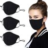 3PCS Reusable 4-Layer Cotton Face Protectors: Your Stylish and Protective Shield