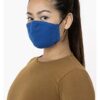 Los Angeles Apparel 3 Pack Face Mask Reusable Unisex Fashion Black