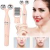 Three Heads in One Facial Roller for Massage Face-lift and Lift Face Skin
