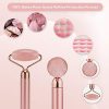 2-IN-1 Electric Jade Roller Facial Massager, Vibrating Face Roller