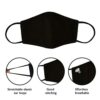EcoRight Unisex Reversible Face Mask Reusable Washable