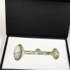 PIXNOR Jade Roller Natural Facial Jade Stone Set
