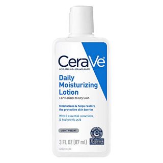 CeraVe Daily Moisturizing Lotion | 3 Ounce | Face & Body Lotion for Dry Skin