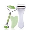 Ice Roller for Face & Eye Puffiness Relief- 3 Pcs Face Ice Jade Roller