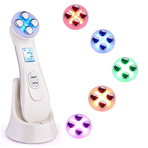 6 Color 5 in 1 LED Skin Tightening Device Facial Machine