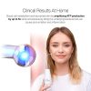 NuDerma Clinical High Frequency Skin Therapy Wand – Natural Acne & Wrinkle Treatment with Fusion Neon & Argon Wands
