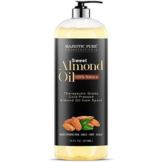 Majestic Pure Sweet Almond Oil, Triple A Grade Quality