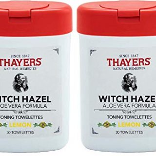 Thayers Lemon Toning Witch Hazel Towelettes with Aloe