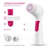 Facial Brush, Waterproof Facial Cleansing Brush 4-in-1 Set
