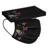 Butterfly Printed Paper Disposable 3 Layer Face Mask Fashionable