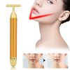 Facial Massager, Face Massage Stick, 24K Gold Electric Beauty Bar
