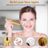 Beauty Bar 24k Golden Pulse Facial Massager, GOODYBUY T-Shape Electric