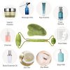 Jade Roller and Gua Sha Face Facial Roller for Face Massager Tool