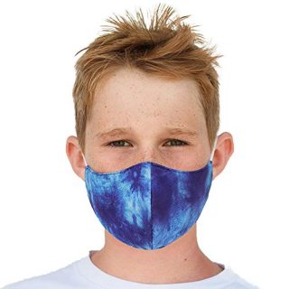 Youth Washable Face Mask with Adjustable Earloops & Nose Wire