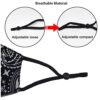 Face Cover Bandana, Soft Cotton Fabric Mask Half Face Protective