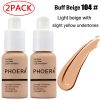 2 Pack Phoera foundation, Brighten Highlighting Matte Oil