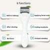 Goldseaside Ice Roller White, 2 Sizes Stainless Steel Face Roller Cooling Massager