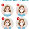 50 Pcs Dusty Rose Disposable Face Masks, Facial Mouth Cover