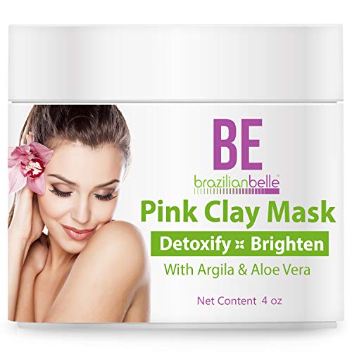 Brazilian Belle's Australian Pink Clay Mask for Deep Pore Cleansing
