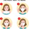 Disposable Face Mask, 3 Layer Disposable Masks Five Color Masks