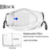 Adult Adjustable Mouth Face Mask, Little Star Washable Dust-Proof