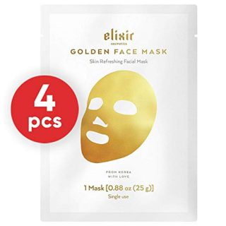 Korean 24K Gold Moisturizing Face Mask - Collagen Deep Hydrating Facial Sheets