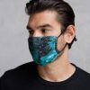iHeartRaves Team Electric Cloth Face Mask V2