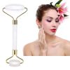 Jade Face Roller, Face Gua Sha Scraper Facial Natural Stone Massager