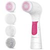ETEREAUTY Facial Brush, Waterproof Facial Cleansing Brush 4-in-1 Set