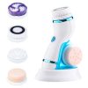 Facial Cleansing Brush, Rechargeable Electric Rotating Face Scrubber