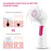Facial Brush, Waterproof Facial Cleansing Brush 4-in-1 Set