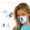 100 Pcs Disposable Adult Face Bandanas Facecover Printing Facial