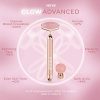 Glow Advanced Rose Quartz Face Roller – Spa Quality Vibrating
