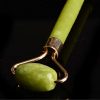 PIXNOR Jade Roller Gua Sha Set,Jade Massager Facial Roller