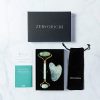Jade Roller and Gua Sha Set - Jade Face Roller, 100% Natural Jade Stone Set