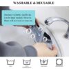 Black Cloth Face Mask, Adjustable Reusable Washable Cover