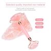 Jade Roller Rose Quartz Roller for Facial Toning, Massage, Anti-Aging