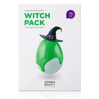 SKIN1004 Witch Pack Face Mask 8ea, Creamy Mud Pack with Green Tea