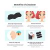 (60 Strips) Livaclean Charcoal Infused Blackhead Strips for Face, Nose