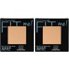 Maybelline Fit Me Matte + Poreless Pressed Face Powder in True Beige - Long-Lasting Matte Finish Makeup Powder, 0.6 Ounce