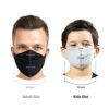 Face Mask | Adult 2-Pack | Anti-Microbial, Reusable, Cloth, Adjustable