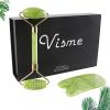 Face Facial Ice Jade Roller - 2 in 1 Set, 100% Natural